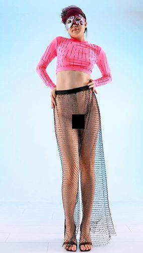 山庄VIP 王牌阿崇舞团渔网裤 4v-1.09G